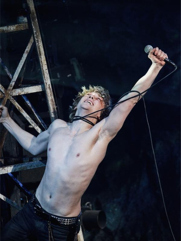 Andrew Polec as Strat in BAT OUT OF HELL - THE MUSICAL, credit Specular