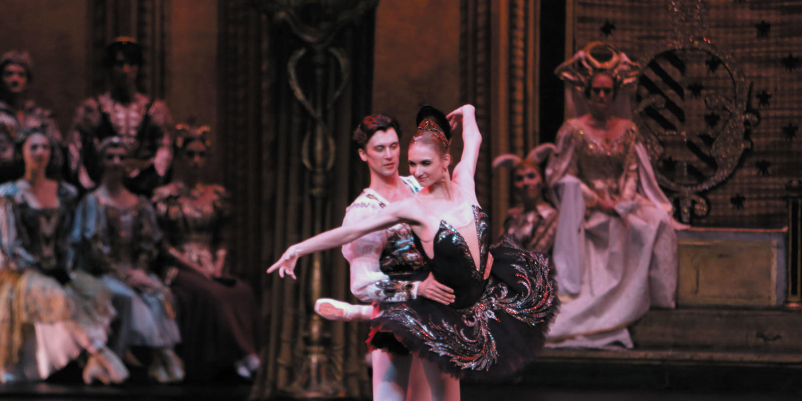 A production image from St Petersburg Ballet's Swan Lake