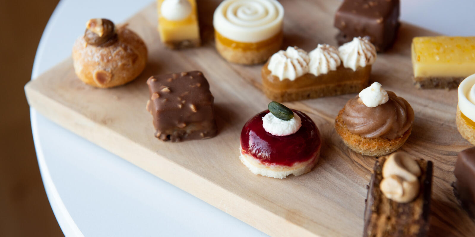 Image of Food: Selection of sharing desserts at the London Coliseum
