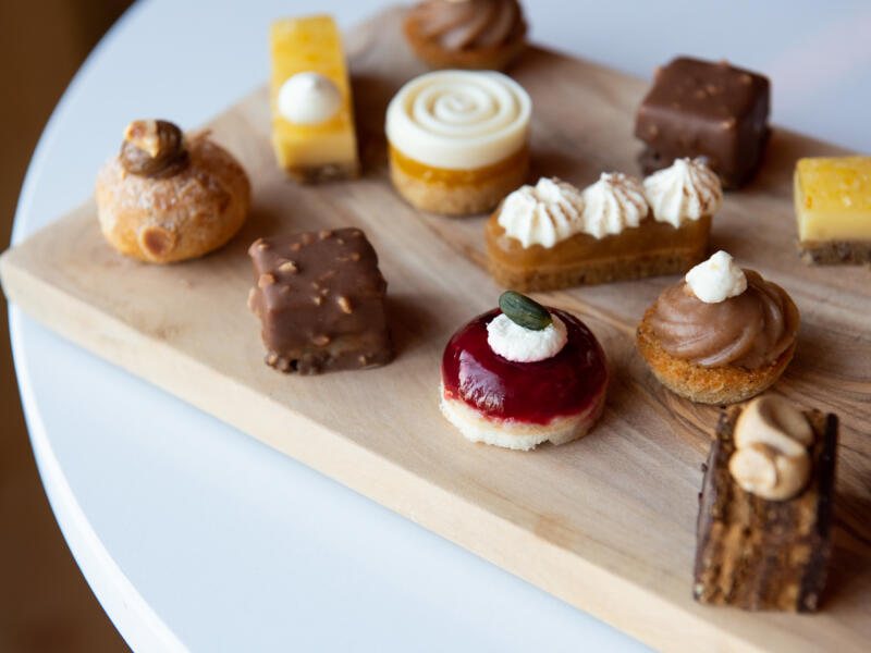 Image of Food: Selection of sharing desserts at the London Coliseum